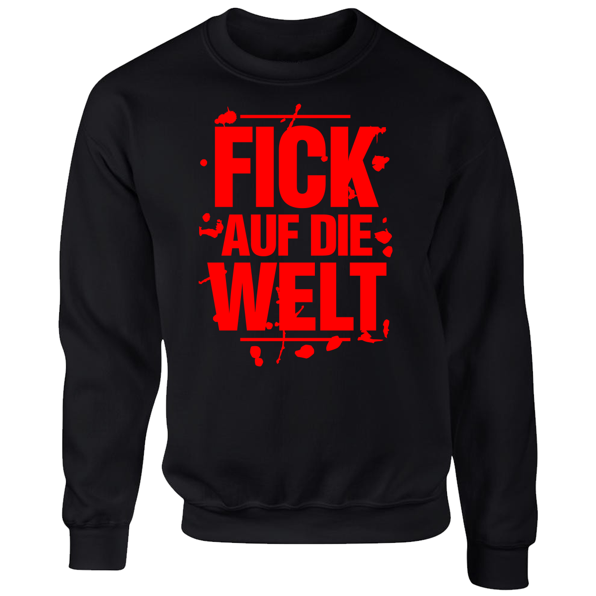 Bild von FICK AUF DIE WELT - SWEATER [schwarz]